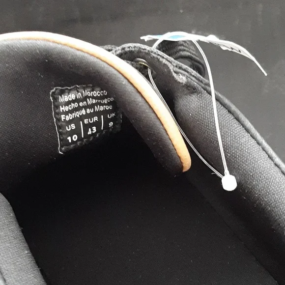 Nwt mens aldo ramson black brown pebble sneakers tennis shoes size 10 - Picture 7 of 7